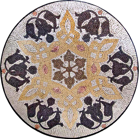 Veda Mosaic Designs | Luxury Handcrafted Buddhist Medallion Art