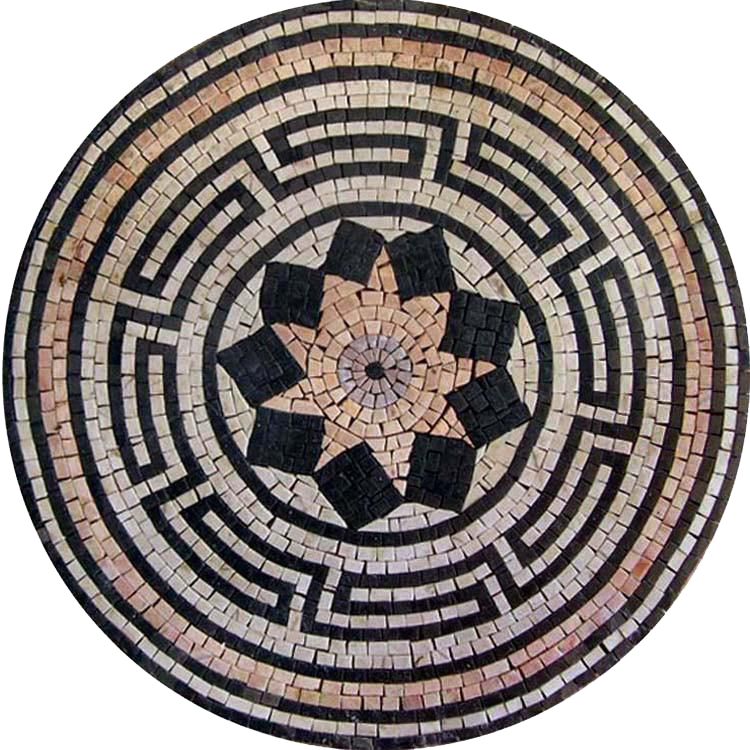 Obra de arte de mosaico de mármol - Ara