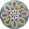 Medallón Mosaico - Flor del Nilo