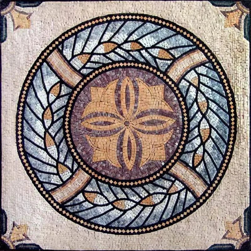 Mosaico romano in pietra naturale - Tara