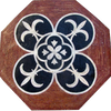 Octógono Mosaico Flor de Lis - Íris
