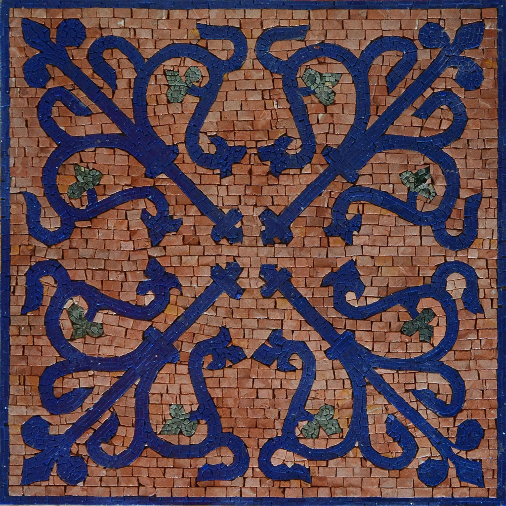 Mosaico Geometrico Ottagonale - Lila IV