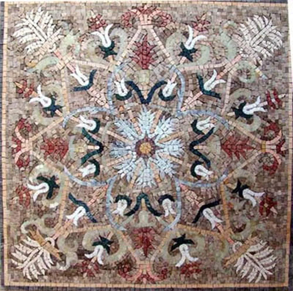 Mosaico floral ornamental - Hans III
