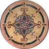 Maysam II - Bussola a mosaico floreale