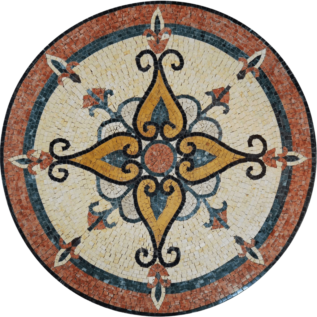 Maysam III - Compás de mosaico floral