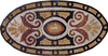 Oval Geometric Mosaic - Izmir