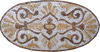 Obra de mosaico ovalada - Nisa II