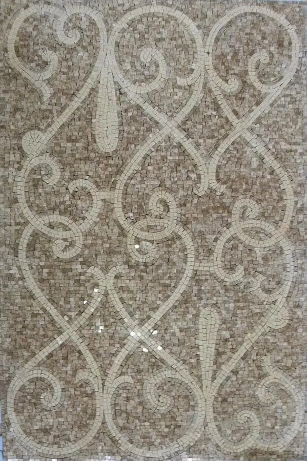 Diseño de patrón de mosaico pastel - Mosaico geométrico