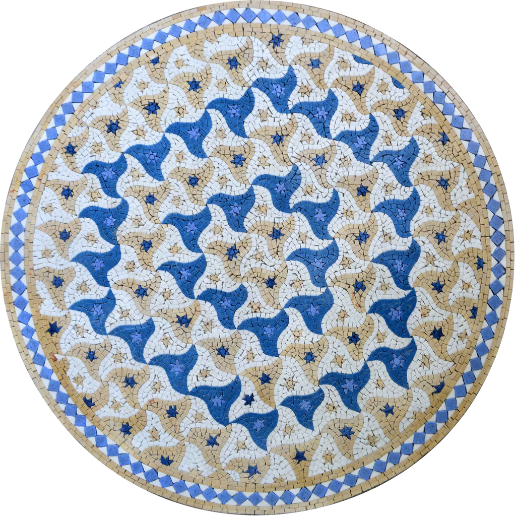 Padrão Mosaico Estrelas - Nabila