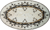 Mosaico de suelo ovalado persa - Anahita