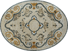 Mosaico de piso ovalado persa - Jahan