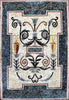 Mosaico Floral Retangular - Anisa