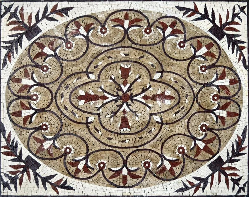 Rectangular Mosaic Panel - Sylvana