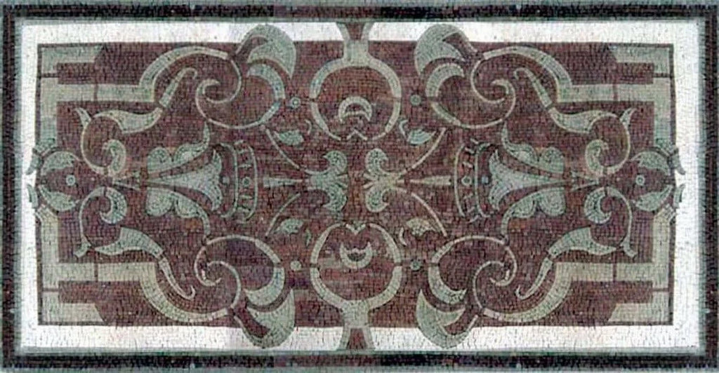 Rectangular Mosaic Rug - Zada
