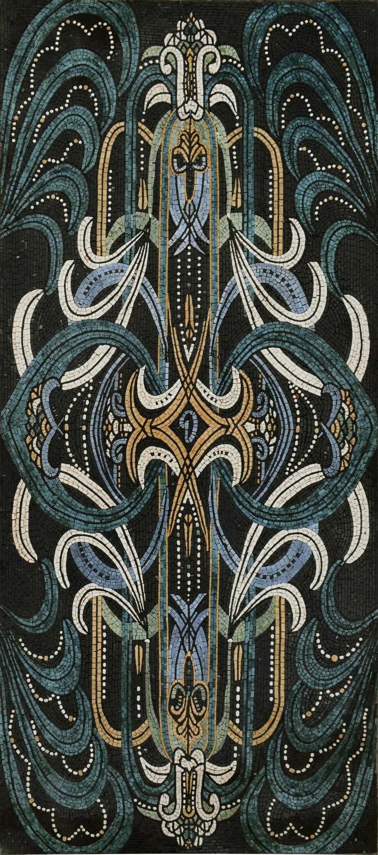 Rectangular Geometric Mosaic Pattern Tile | Geometric | Mozaico