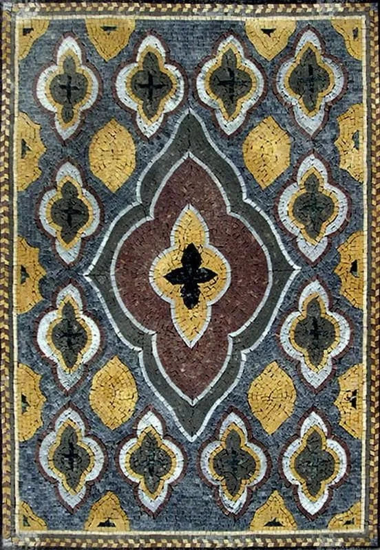 Mosaics Ractangle Rectangular Roman Mosaic - Myrta | Geometric | Mozaico