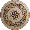 Roman Floral Mosaic Medallion - Caria