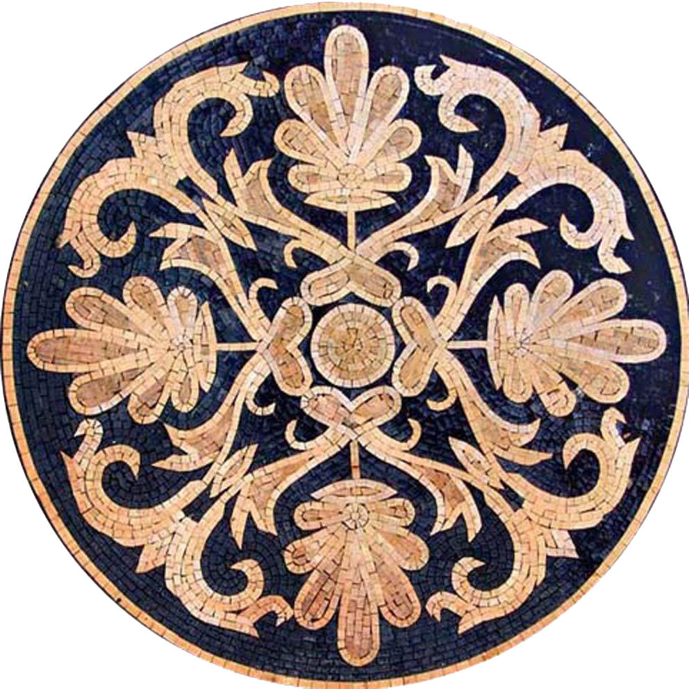 Mosaico Romano de Flores - Rida II