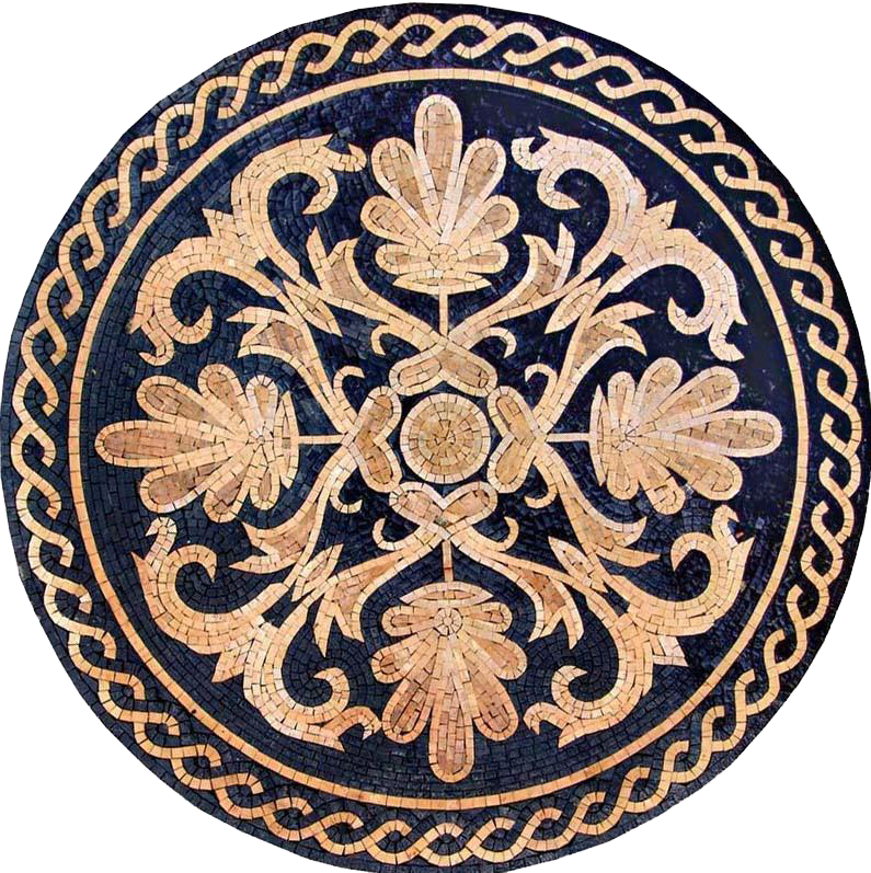 Mosaico di fiori romani - Rida