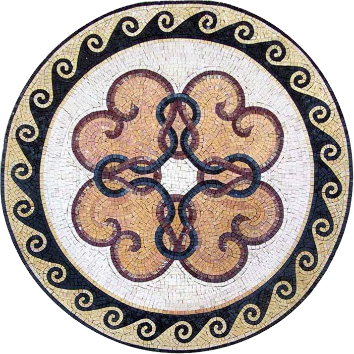 Roman Geometric Mosaic - Aetius