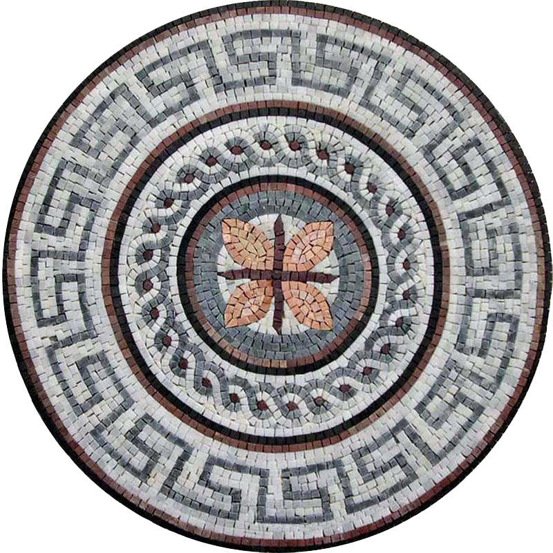 Mosaico Medalhão Romano
