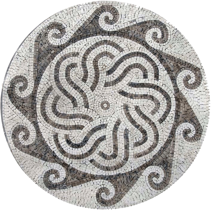 Roman Mosaic Accent Tile - Gaya