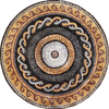 Medaglione d'arte del mosaico romano - Orazio