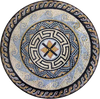 Medallón de Arte Mosaico Romano - Tulia
