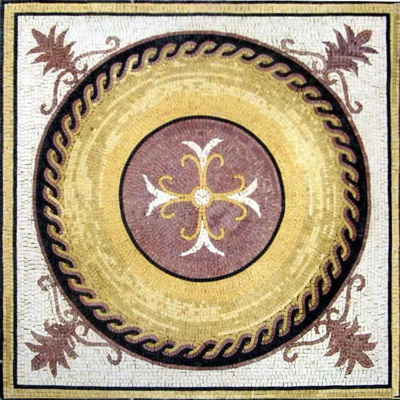 Mosaico de piedra romana - Julian