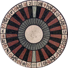 Roulette Mosaic Tile Patterns- The Gambler