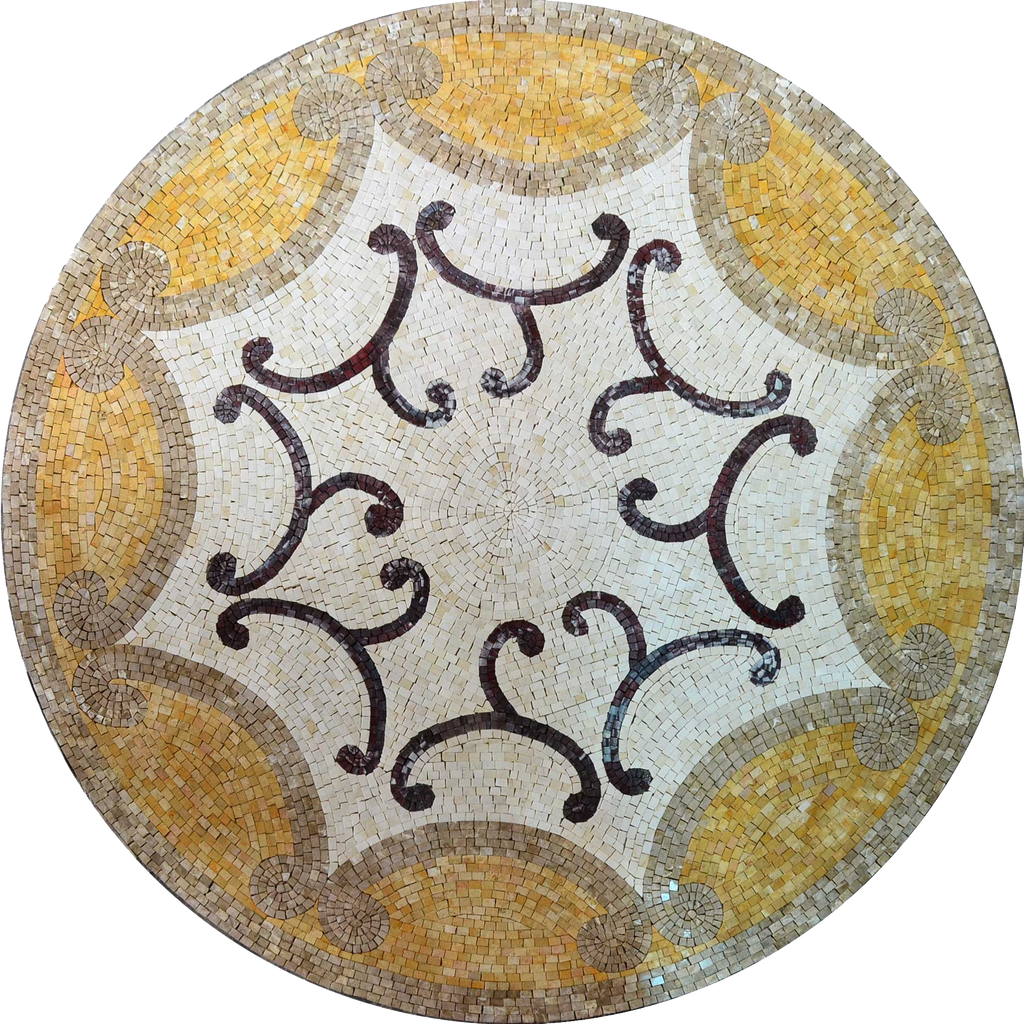 Mosaico com detalhes redondos - Sabra