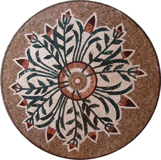 Round Flower Mosaic - Ada I