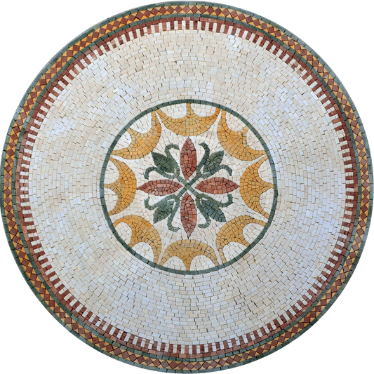 Round Flower Mosaic - Fabiola
