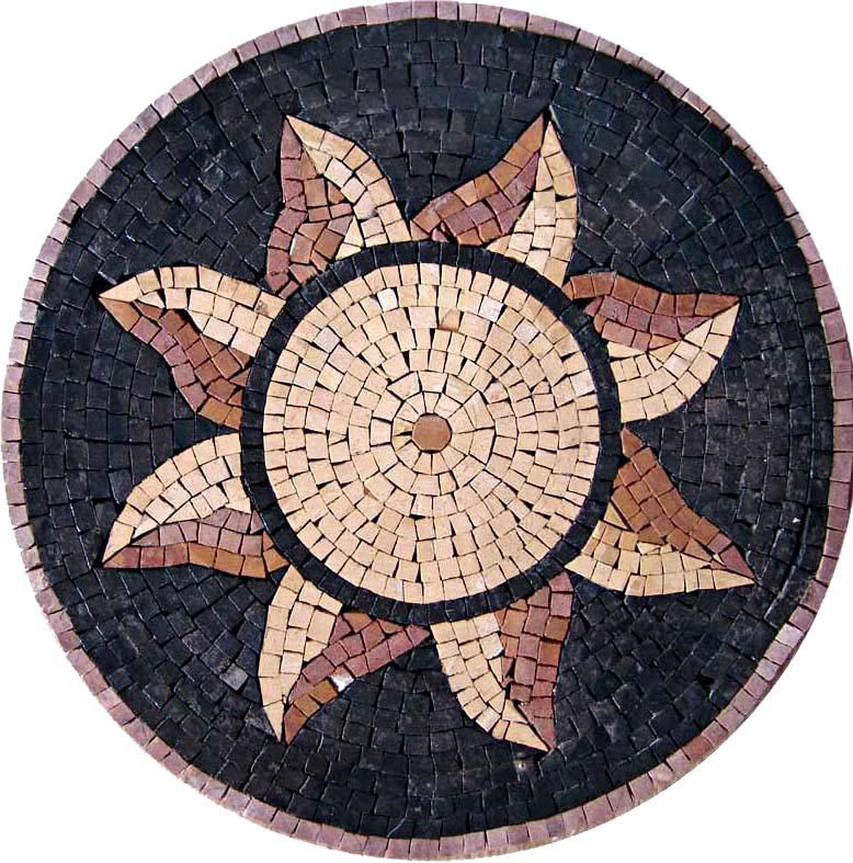 Mosaico de Flores Redondos - Girasole