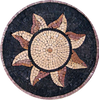 Round Flower Mosaic - Girasole