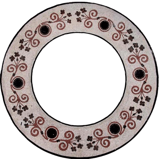 Round Frame Mosaic - Ivira