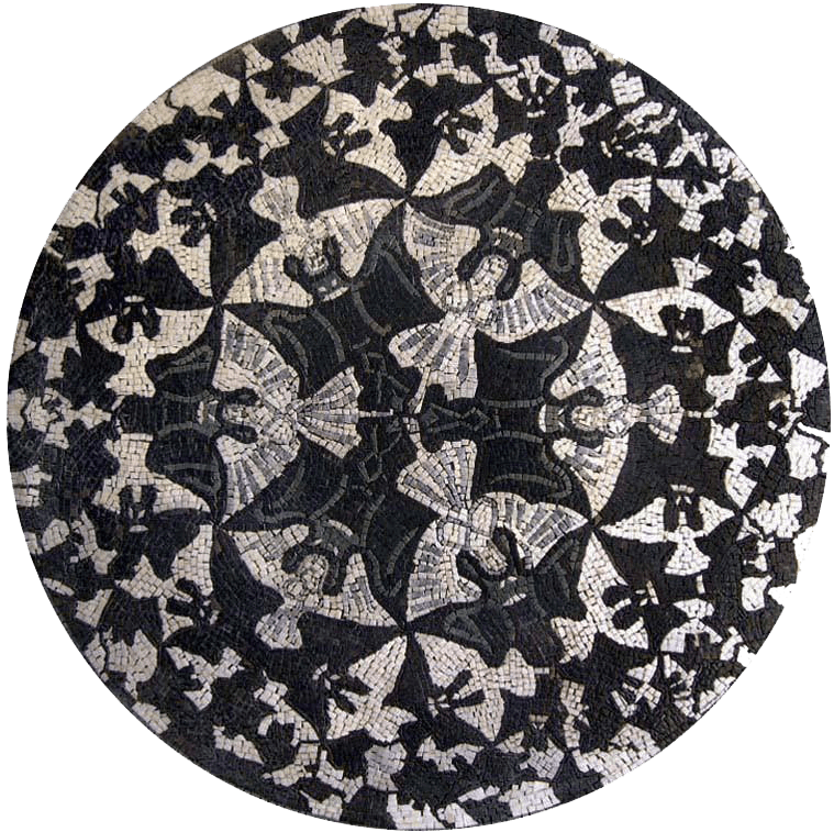 Round Mosaic Art - Angelina
