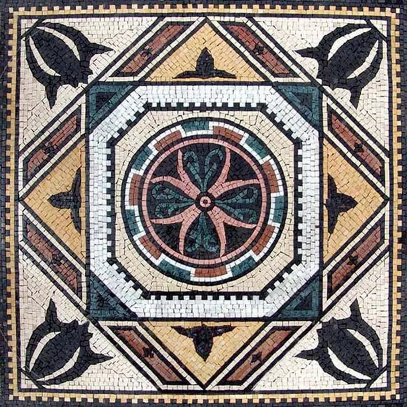 Obra de mosaico cuadrado - Selia