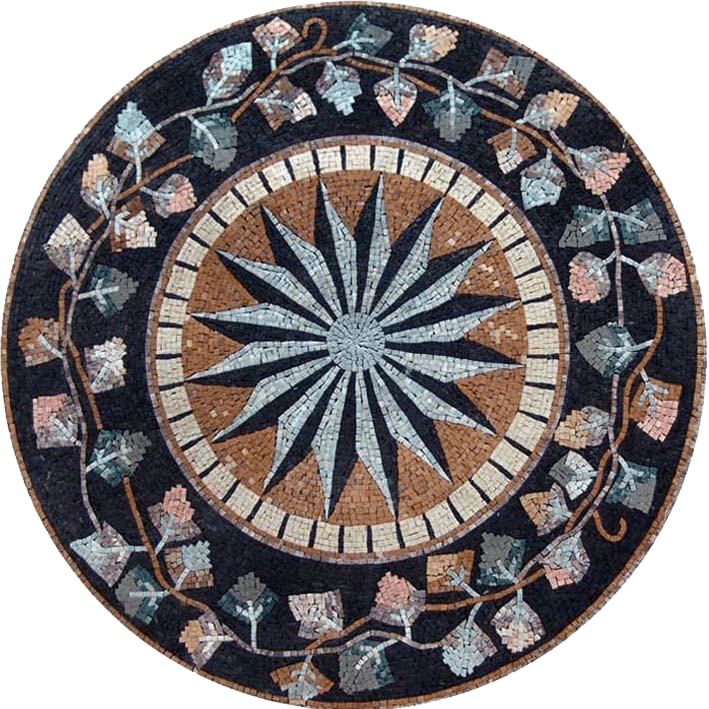 Medalhão Starburst - Caelia Mosaic