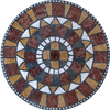 Medalhão de Arte em Pedra - Junah Mosaic