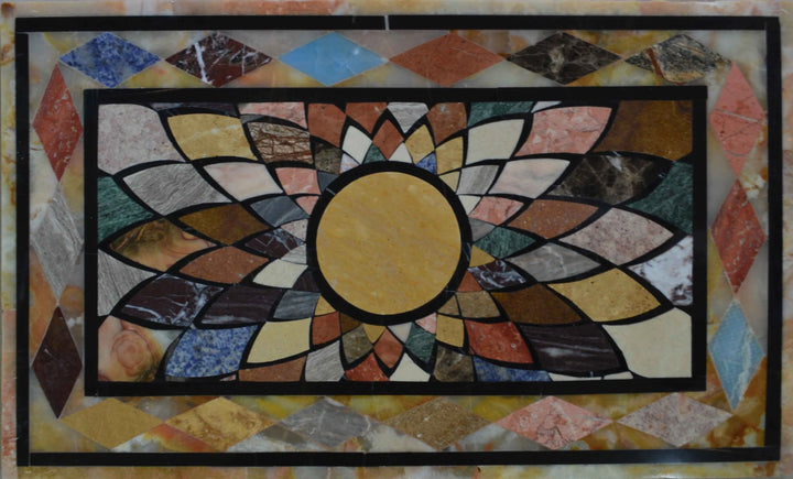Flor del Peloponeso I - Mosaico de chorro de agua | Flores Y Arboles | Mozaico
