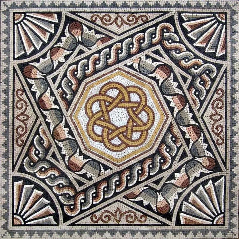 Pannello artistico in mosaico di pietra- Kimi III