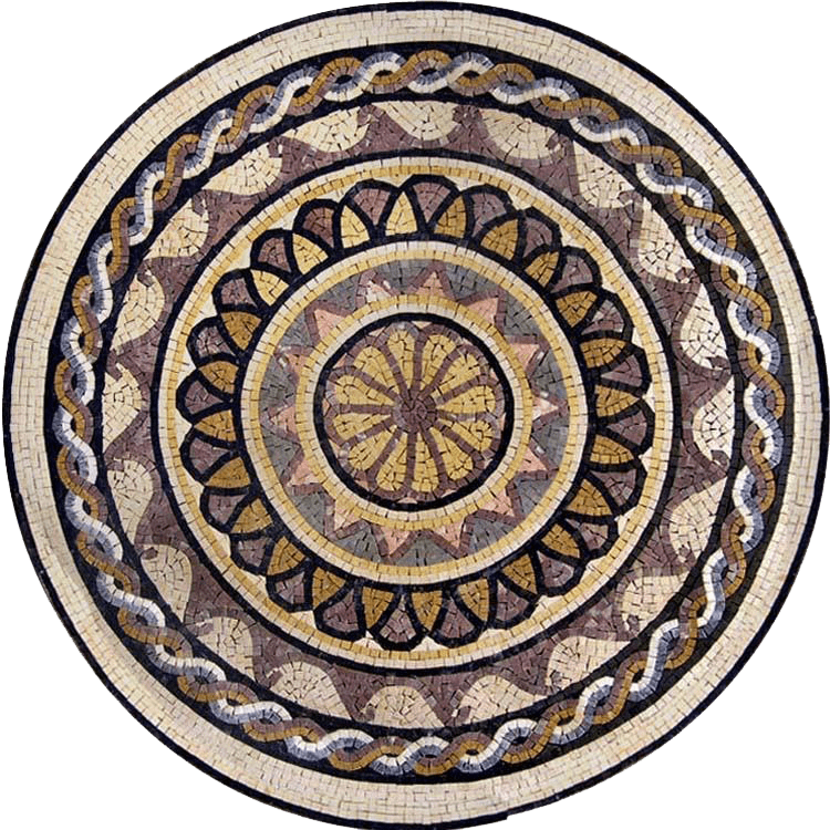 Obra de mosaico de piedra - Steorra