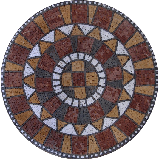 Sunbeam Mosaic Medallion - Seneca