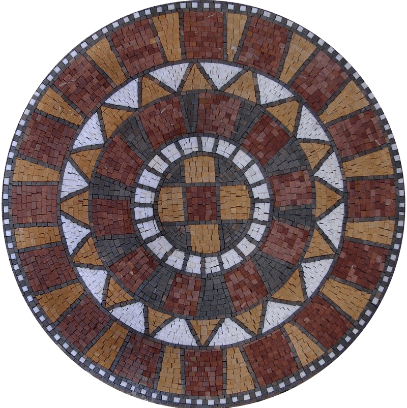Sunbeam Mosaic Medallion - Seneca
