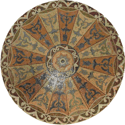 Tulip Mosaic Wall Insert - Sanibel