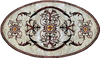 Mosaico oval de arte turca - Ela