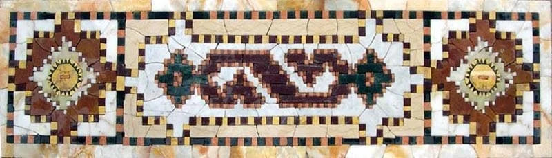 Mosaico a jato de água - Faraó