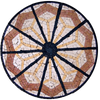 Yellow Stone Tile - Manipura Medallion Mosaic