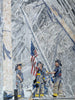Mosaïque murale commémorative du 9 septembre